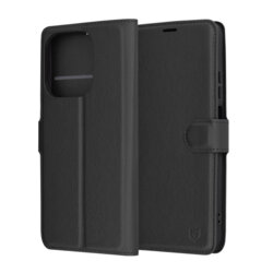 Husa Oppo A40 4G Techsuit Leather Folio, negru