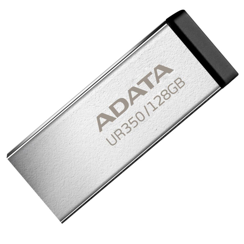 Stick USB, memorie externa 128GB Adata, UR350-128G-RSR/BK, gri