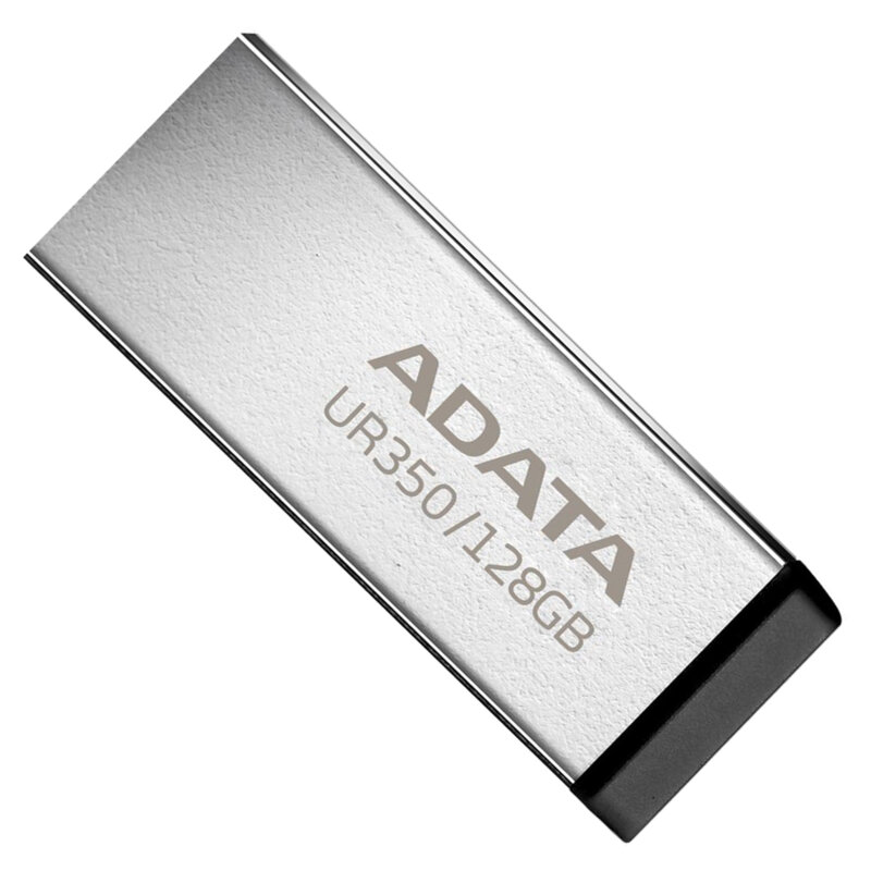 Stick USB, memorie externa 128GB Adata, UR350-128G-RSR/BK, gri