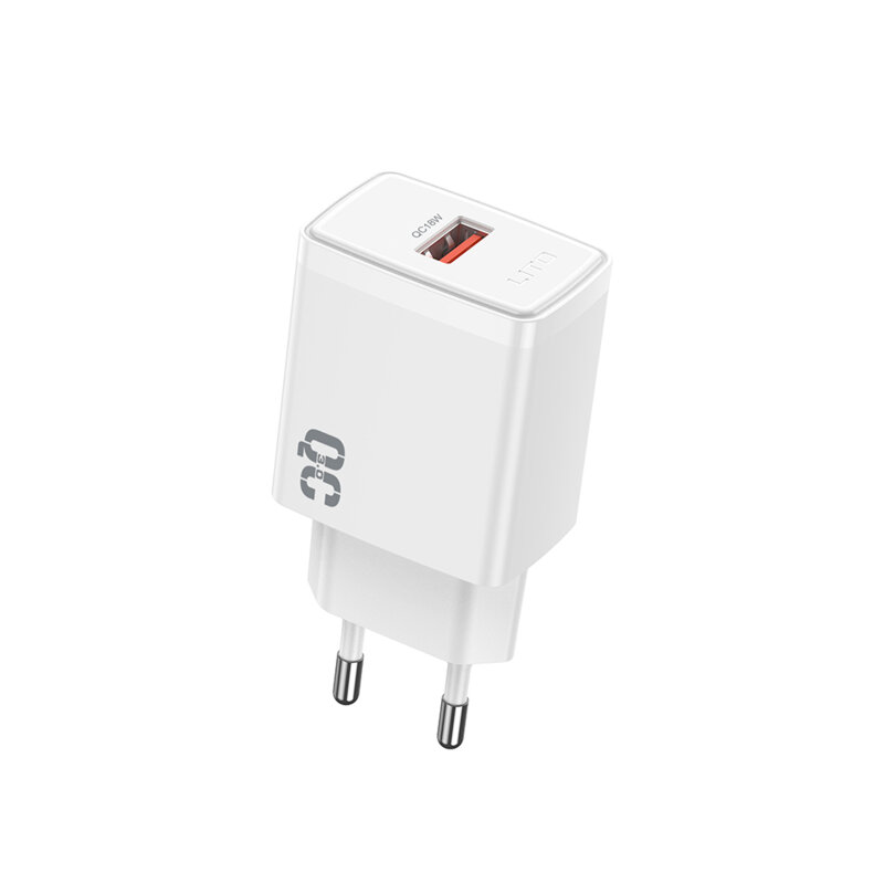 Incarcator priza USB 18W Lito, alb, LC08