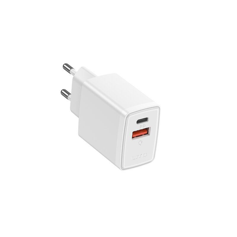 Incarcator priza Type-C, USB 20W Lito, alb, LC09