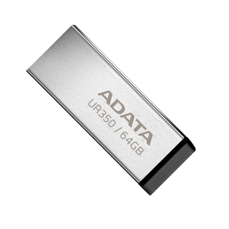 Memorie externa 64GB Adata, USB 3.2, UR350-64G-RSR/BK, gri