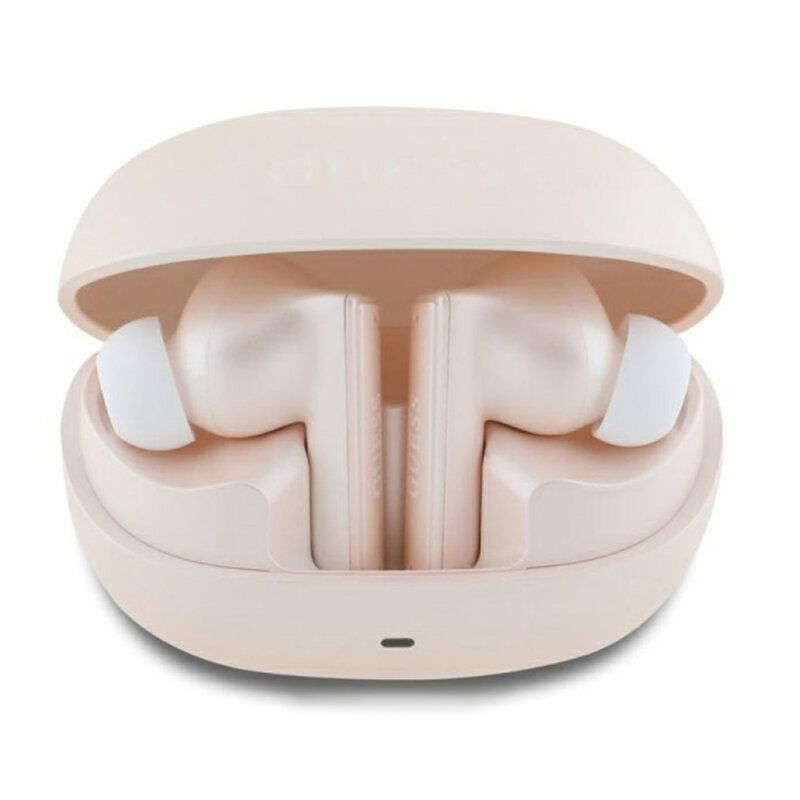 Casti wireless Guess, Bluetooth, TWS, roz, GUTWST88MCTGP