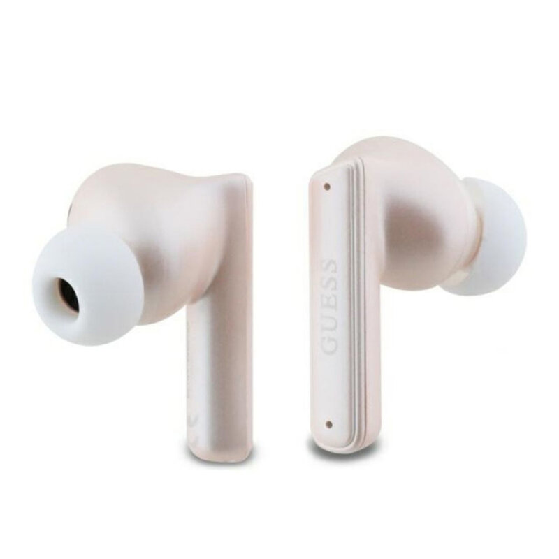 Casti wireless Guess, Bluetooth, TWS, roz, GUTWST88MCTGP