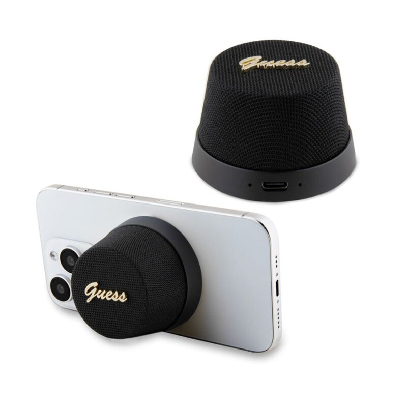 Boxa portabila Guess Bluetooth V5.3, TWS, 3W, negru, GUWSC3ALSMK