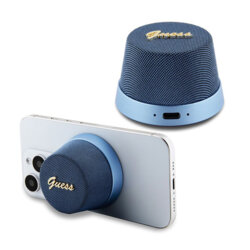 Boxa portabila Guess Bluetooth V5.3, TWS, 3W, albastru, GUWSC3ALSMB