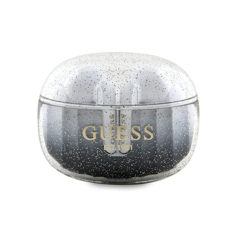 Casti in-ear TWS originale Guess, IPX4, negru, GUTWSHDGKEEK