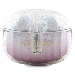 Casti in-ear TWS originale Guess, IPX4, roz, GUTWSHDGKEEP