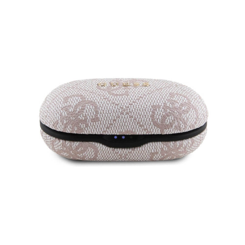 Casti Guess Bluetooth TWS, 4G Metal, roz, GUTWSP4EGP