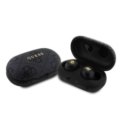 Casti Guess Bluetooth TWS, 4G Metal, negru, GUTWSP4EGK