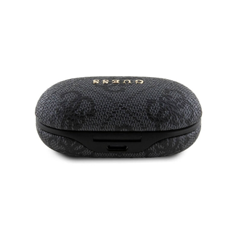 Casti Guess Bluetooth TWS, 4G Metal, negru, GUTWSP4EGK
