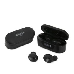 Casti Bluetooth cu afisaj digital Guess, negru, GUTWST31EK
