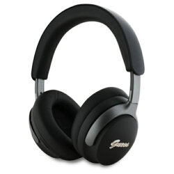 Casti wireless Guess Metal Script Logo, negru, GUBHC22PSFCSMK