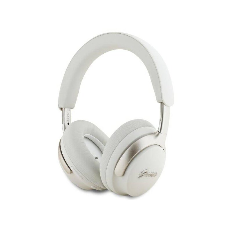 Casti wireless Guess Metal Script Logo, bej, GUBHC22PSFCSME