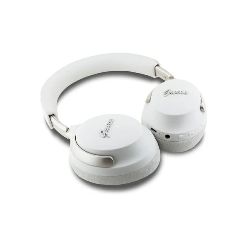 Casti wireless Guess Metal Script Logo, bej, GUBHC22PSFCSME