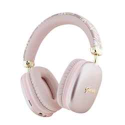 Casti Bluetooth wireless over-ear Guess GUBHK1GCTCSP, roz