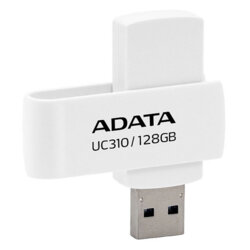 Memorie externa 128GB Adata, USB 3.2, UC310-128G-RWH, alb