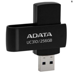 Memorie externa 256GB Adata, USB 3.2, UC310-256G-RBK, negru