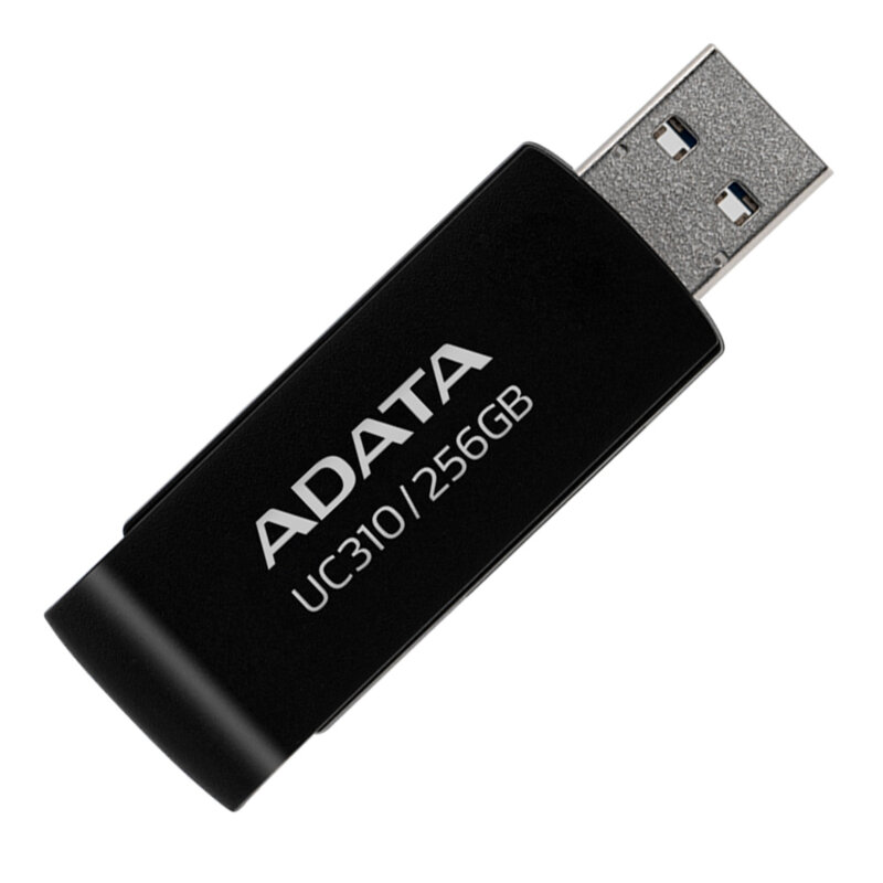 Memorie externa 256GB Adata, USB 3.2, UC310-256G-RBK, negru