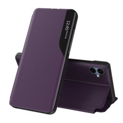 Husa Samsung Galaxy A06 Eco Leather View flip tip carte, mov