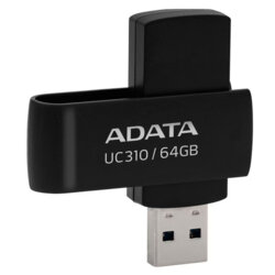Memorie externa 64GB Adata, USB 3.2, UC310-64G-RBK, negru