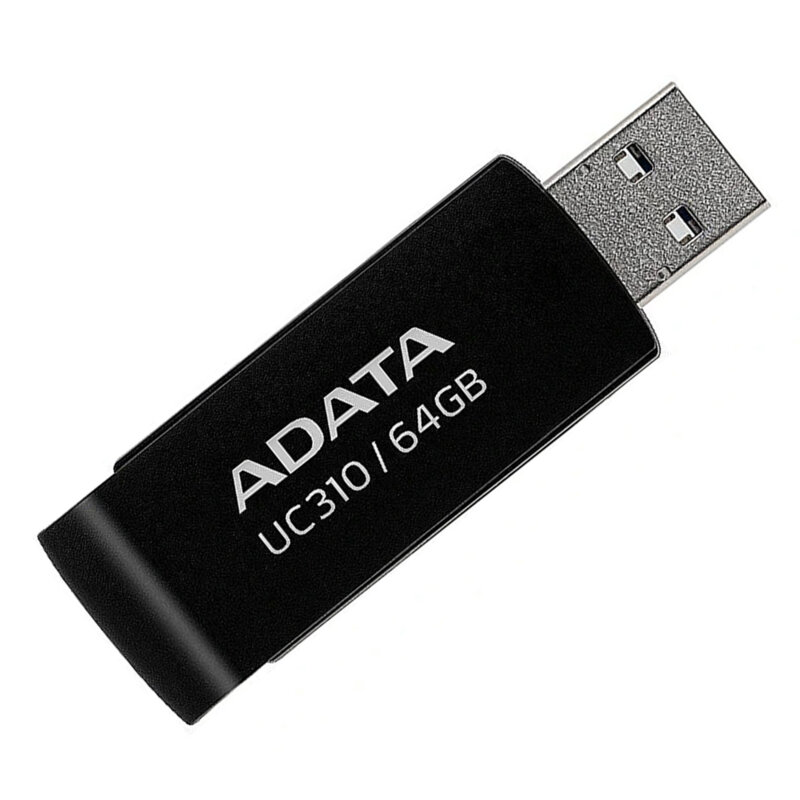 Memorie externa 64GB Adata, USB 3.2, UC310-64G-RBK, negru