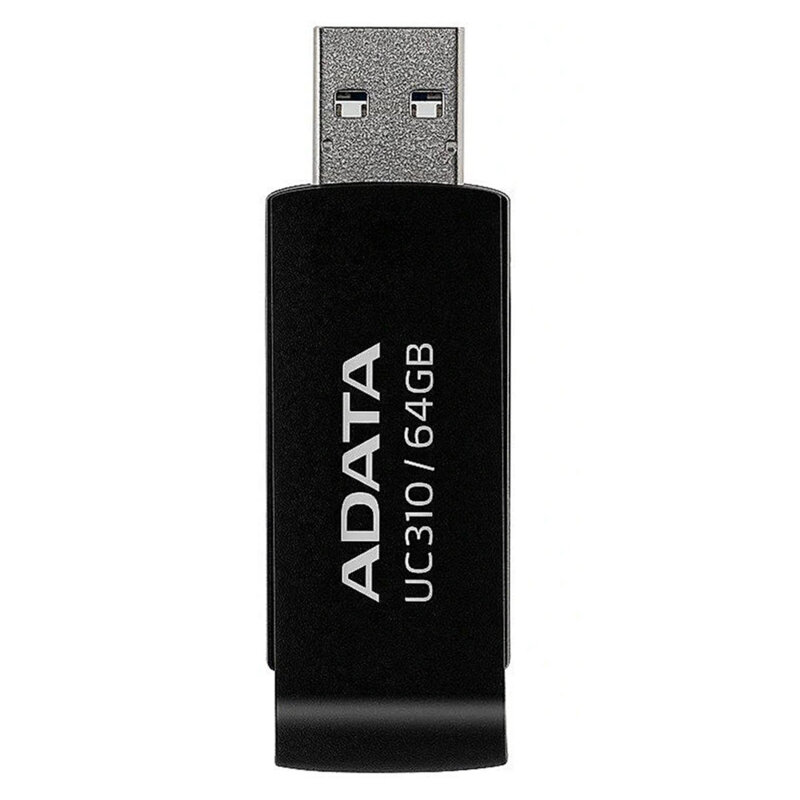 Memorie externa 64GB Adata, USB 3.2, UC310-64G-RBK, negru