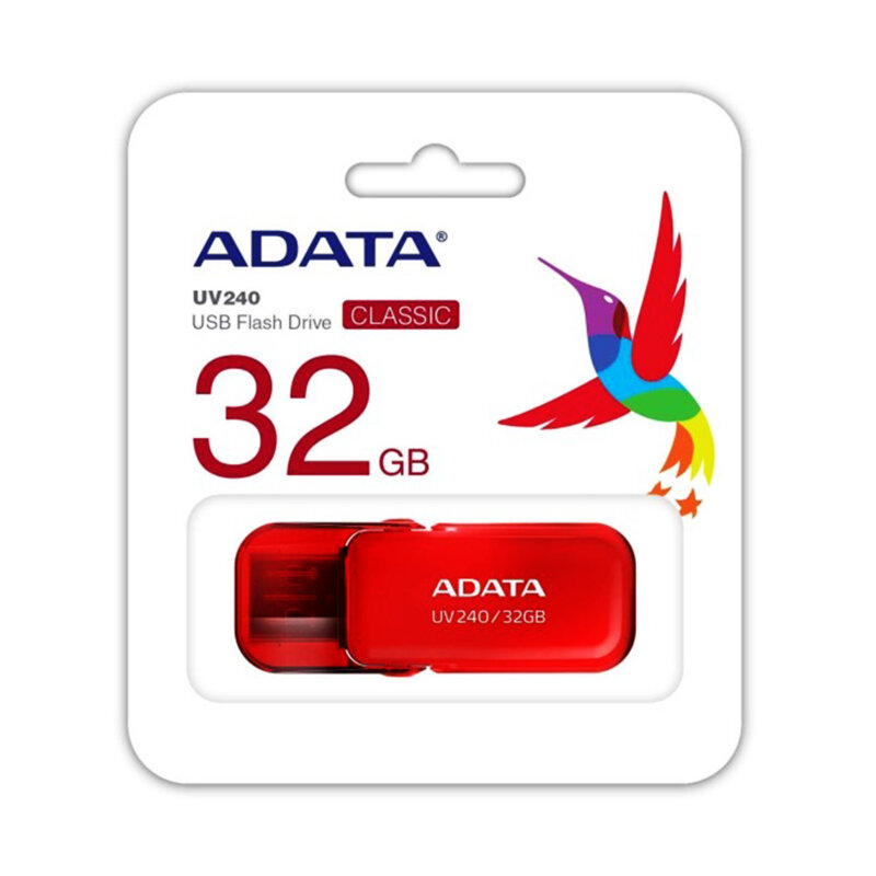 Memorie externa 32GB Adata, USB 2.0, AUV240-32G-RRD, rosu