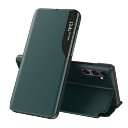 Husa Samsung Galaxy A16 Eco Leather View flip tip carte, verde