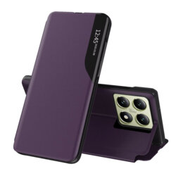 Husa Xiaomi 14T Eco Leather View flip tip carte, mov
