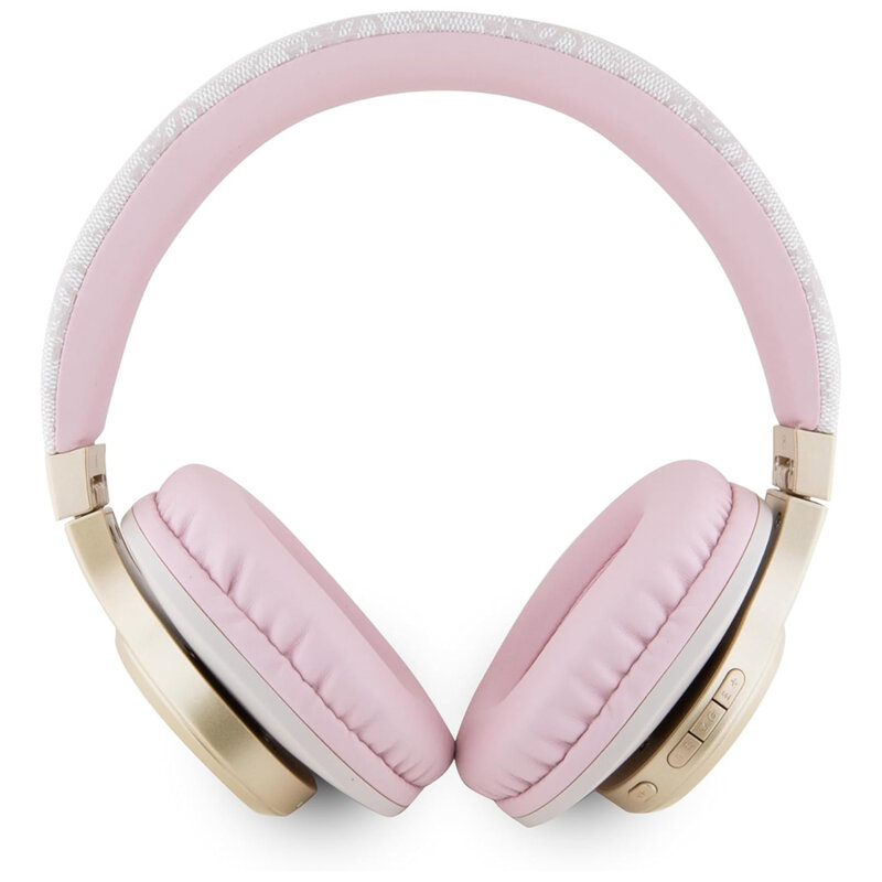 Casti wireless Bluetooth Guess 4G Script, roz, GUBH604GEMP