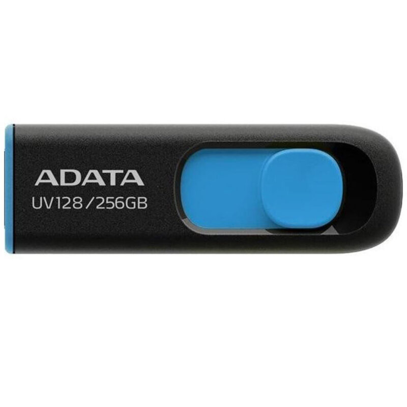 Memorie externa 256GB Adata, AUV128-256G-RBE, negru/albastru