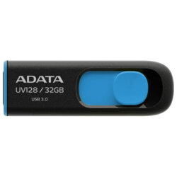 Memorie externa 32GB Adata, USB 3.0, AUV128-32G-RBE, negru/albastru