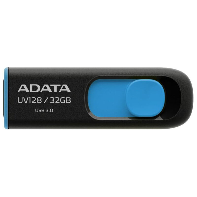 Memorie externa 32GB Adata, USB 3.0, AUV128-32G-RBE, negru/albastru