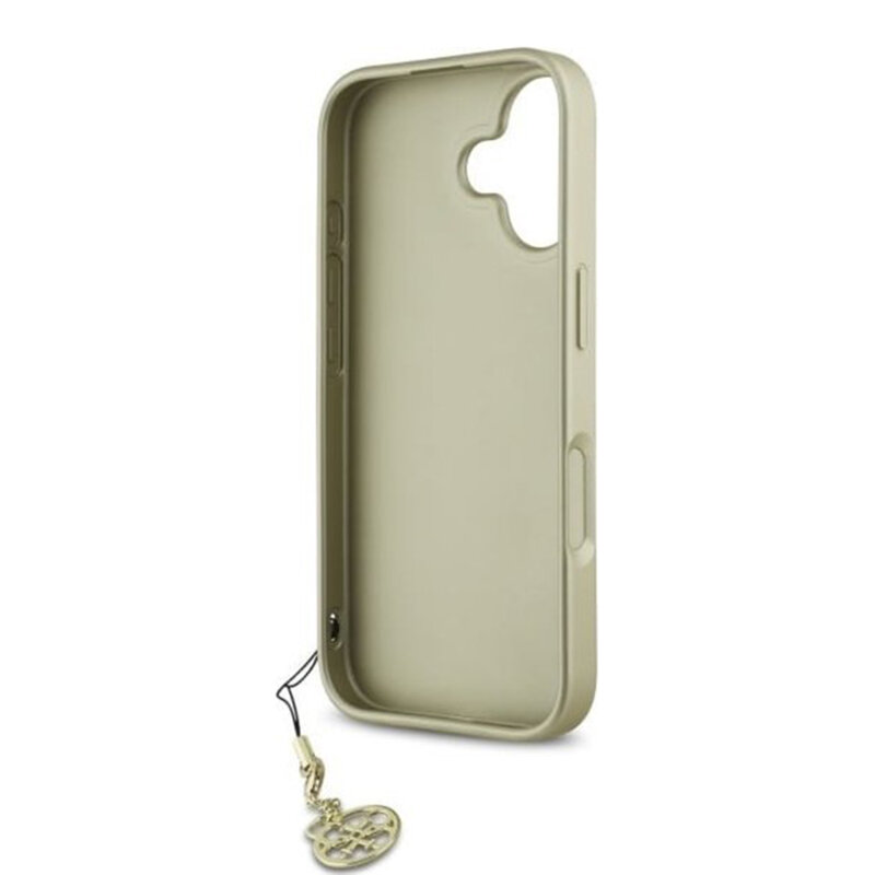 Husa originala Guess iPhone 16 Plus Hardcase 4G Charms Collection, negru, GUHCP16MGF4GGR