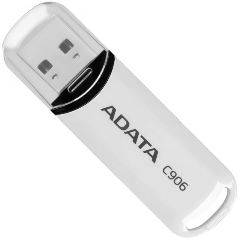 Memorie externa 64GB Adata, USB 2.0, AC906-64G-RWH, alb