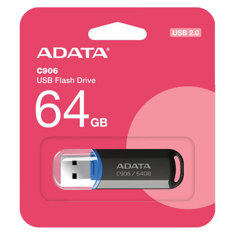 Memorie externa 64GB Adata, USB 2.0, AC906-64G-RBK, negru