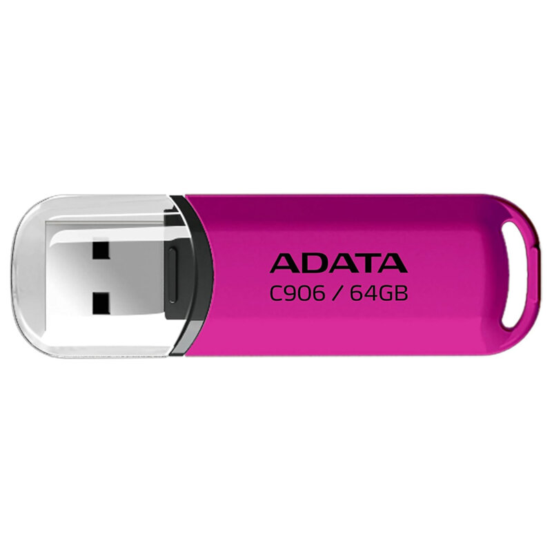 Memorie externa 64GB Adata, USB 2.0, AC906-64G-RPP, roz