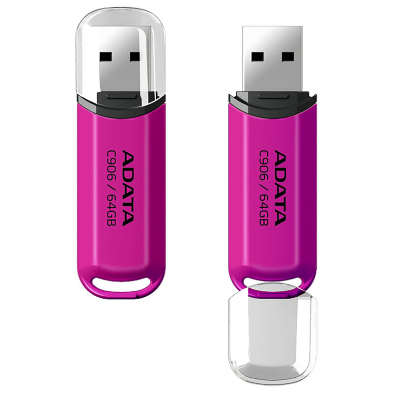 Memorie externa 64GB Adata, USB 2.0, AC906-64G-RPP, roz