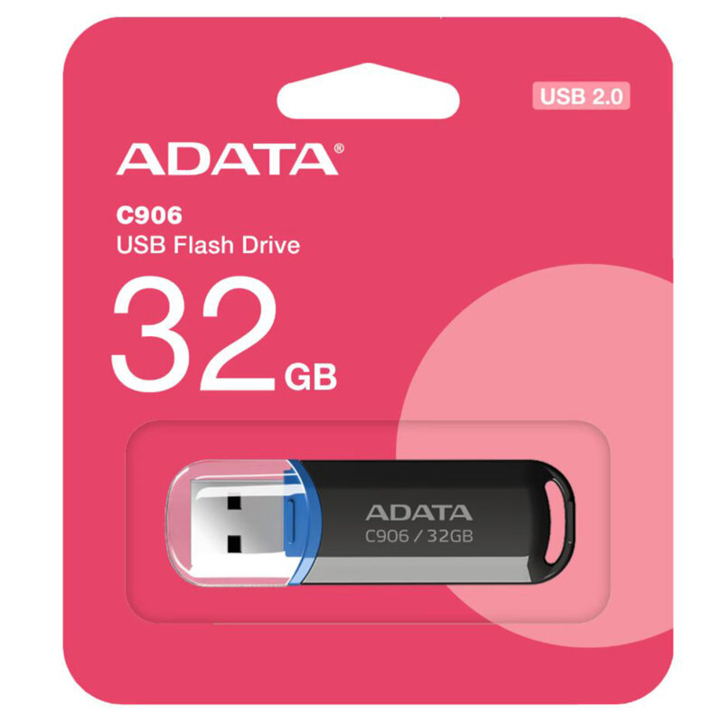 Memorie externa 32GB Adata, USB 2.0, AC906-32G-RBK, negru