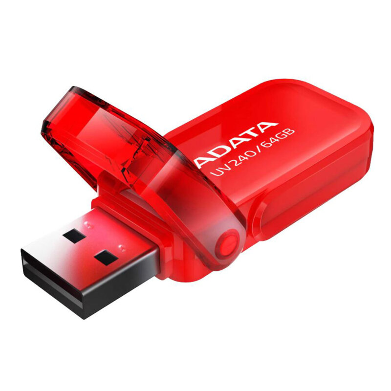 Memorie externa 64GB Adata, USB 2.0, AUV240-64G-RRD, rosu