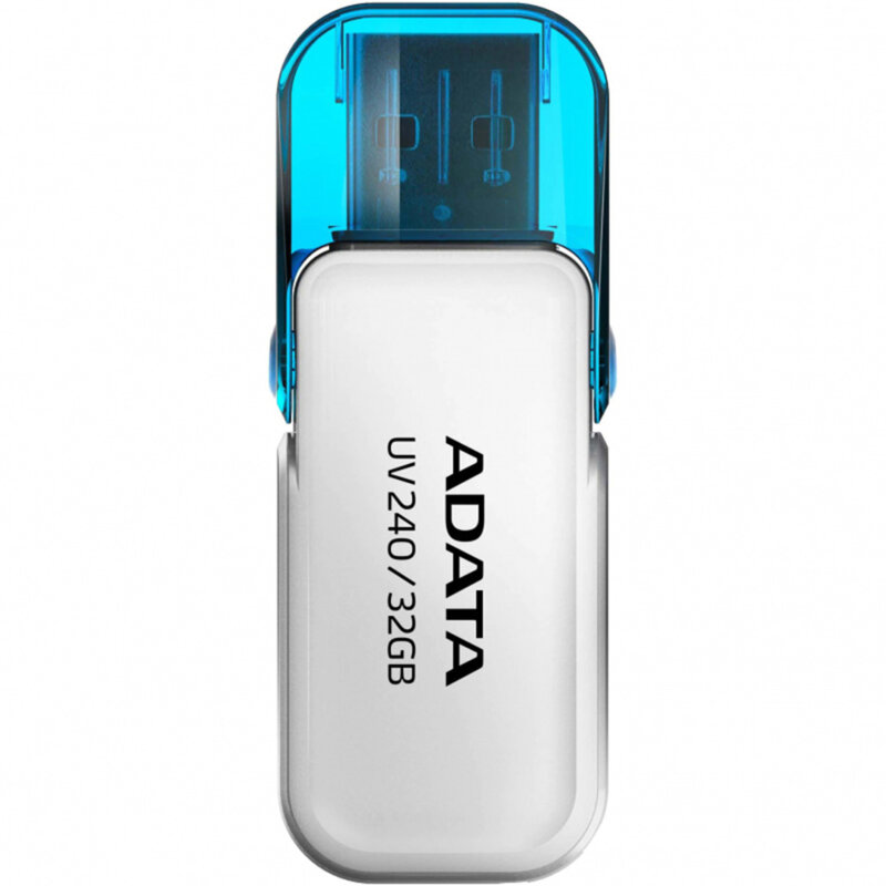 Memorie externa 32GB Adata, USB 2.0, AUV240-32G-RWH, alb