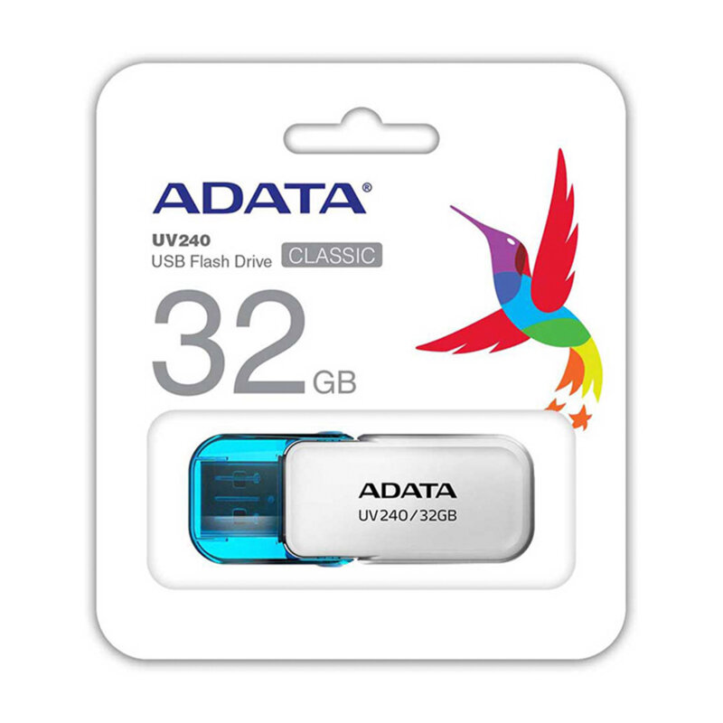 Memorie externa 32GB Adata, USB 2.0, AUV240-32G-RWH, alb