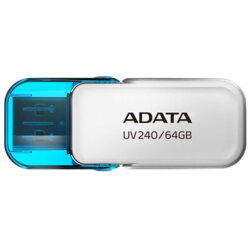 Memorie externa 64GB Adata, USB 2.0, AUV240-64G-RWH, alb