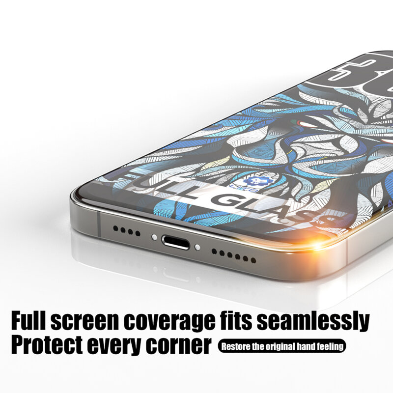 Folie sticla iPhone 14 Pro Lito D+ Max 300C, transparenta