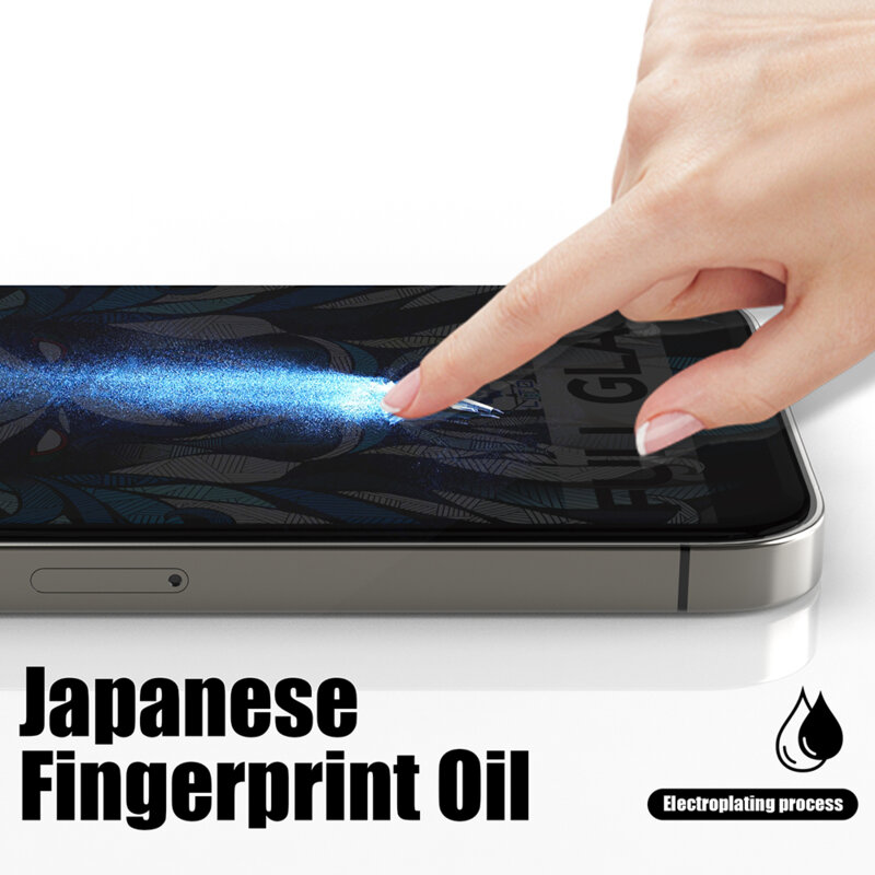 Folie sticla iPhone 16 Plus Lito D+ Max Privacy 300C, negru