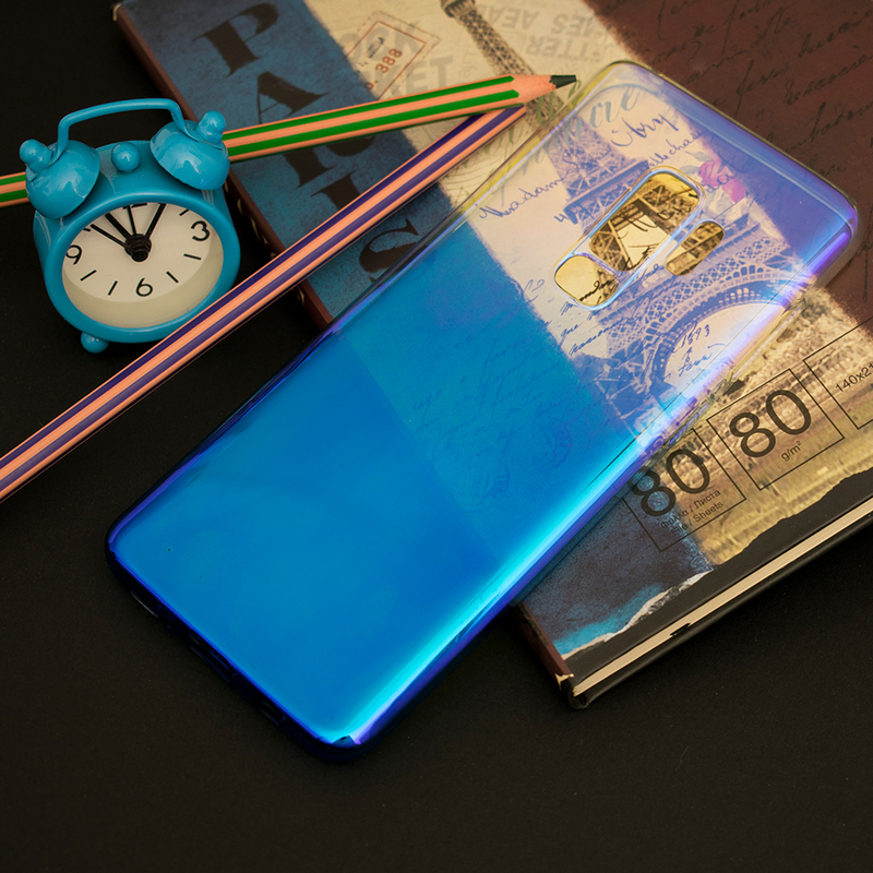 Husa Samsung Galaxy S9 Plus Silicon Flexibil – BlueRay Albastru Perlat