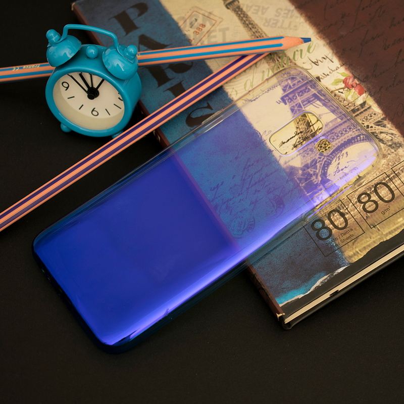 Husa Samsung Galaxy J6 2018 Silicon Flexibil – BlueRay Albastru Perlat