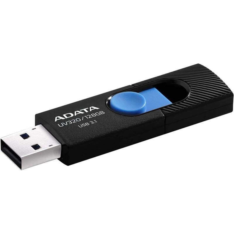 Memorie externa 128GB Adata, AUV320-128G-RBKBL, negru/albastru