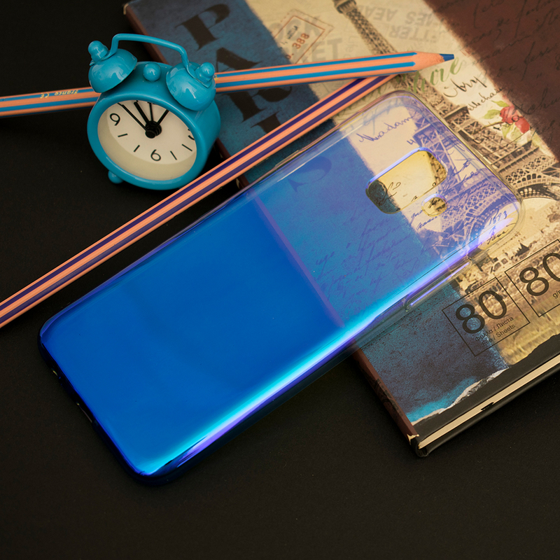 Husa Samsung Galaxy A6 2018 Silicon Flexibil – BlueRay Albastru Perlat